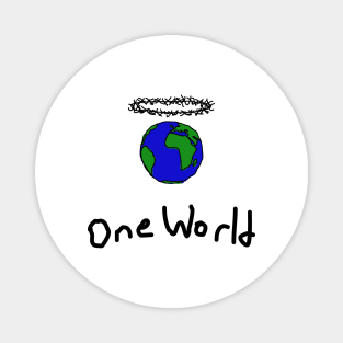 One World Bad Luck Dime Magnet